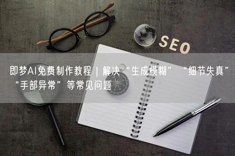 即梦AI免费制作教程｜解决“生成模糊”“细节失真”“手部异常”等常见问题